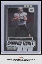 2021 Panini Contenders Draft Picks #21 Drew Brees Campus Ticket