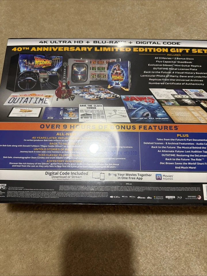 Back to the Future 40th Anniversary 4K Trilogy Steelbook Gift Set IN HAND SEALED - Image 2 of 2