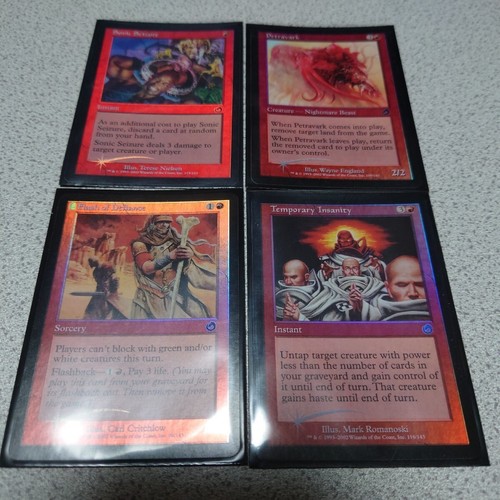 MTG Torment Commons Uncommons 20 Foil Cards Old Frame Good Condition - Picture 5 of 6