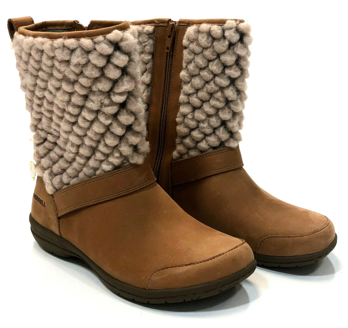 Merrell Encore Kassie Encore Tall Wool Waterproof Tan Boots J94678
