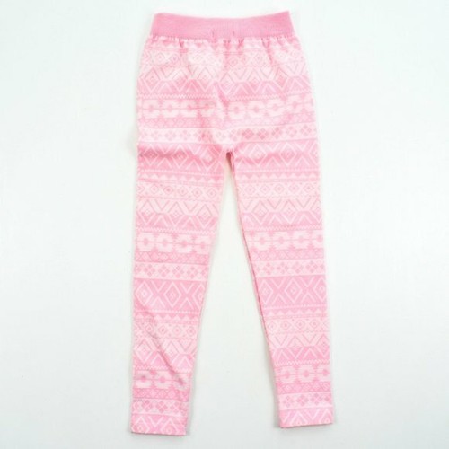 Leggings Big Girls Hilos Épicos Rosa Isla Justa Tejido con Cable Pantalones Cálidos Pull-On - Imagen 3 de 5