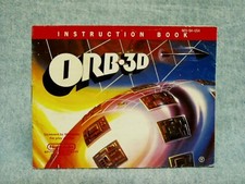 ORB 3D Manual - no game .... NES Nintendo
