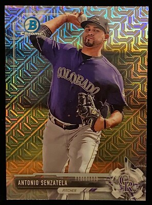 2017 Bowman Chrome Baseball Mojo Refractor #BCP27 Antonio Senzatela Colorado
