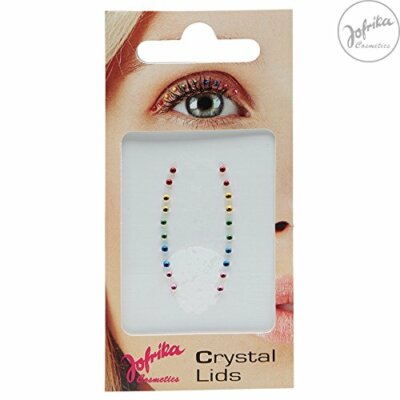 Jofrika Cosmetics Crystal Lids Augenlid Glitter bunt Rainbow Selbstklebend