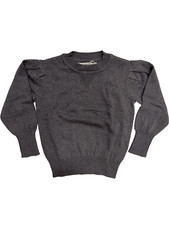 Coco Blanc Blue Puff Sleeve Sweater Girl Size 5