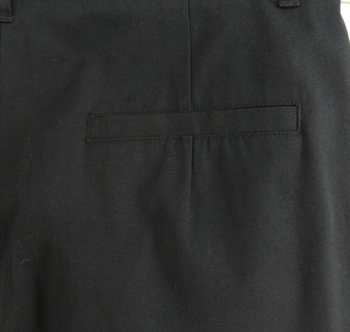 Charter Club Pants Size 8 Black Wrinkle Free Twill Uniform Work New High Waist - Picture 4 of 6