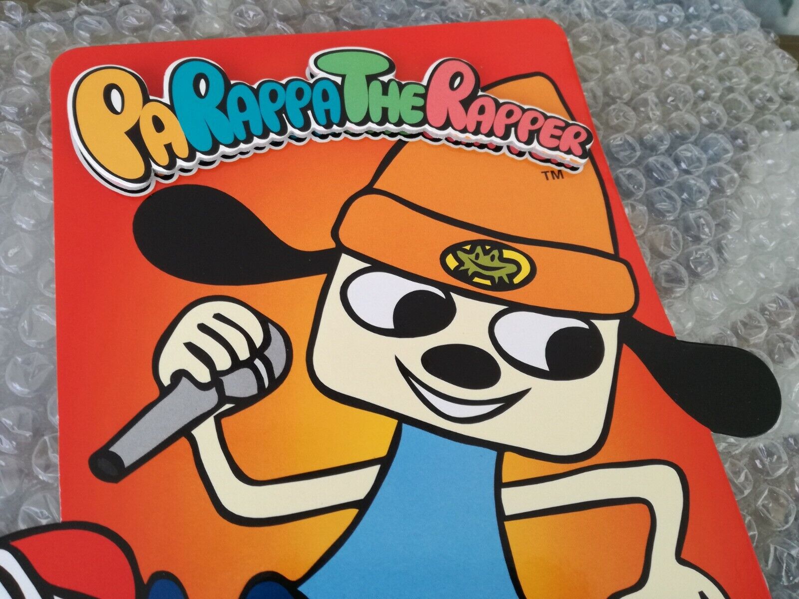 Parappa the Rapper Promo Promotional Cardboard Counter Display Playstation  1 PAL