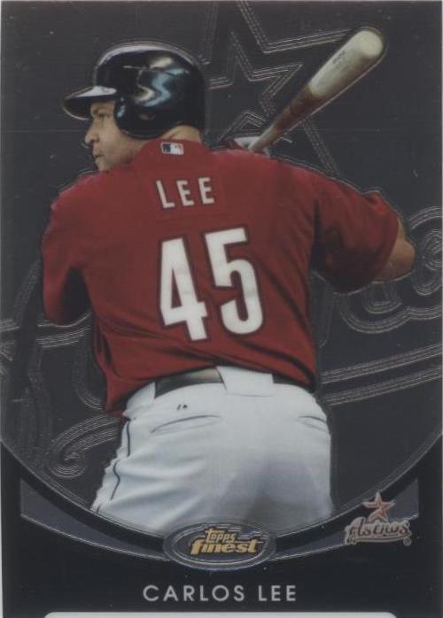 2010 Topps Finest - Carlos Lee #55 - 1 of 1