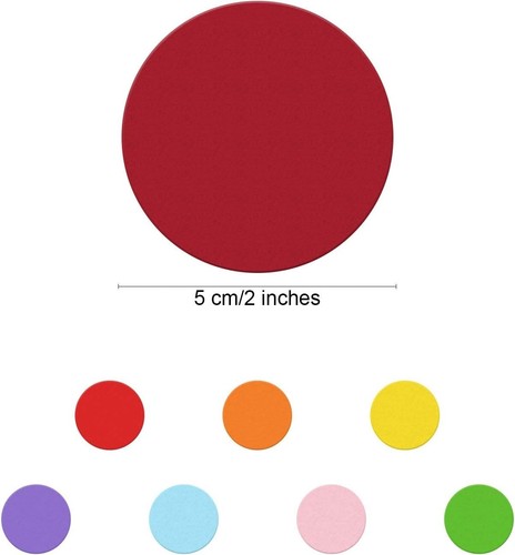Kids Colorful Party Decorations Circle Dots Garland Backdrop (5) Packs - 第 3/4 張圖片