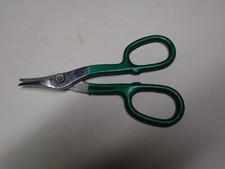 DIAMOND Tool Vintage DC-7 Tin Snip Cutters Green Handle Made in USA