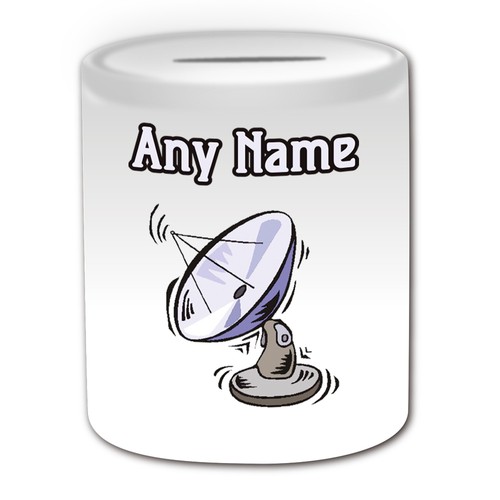 Personalised Gift Satellite Dish Mug Mug Money Box Cup Battle Spacecraft outer - Picture 17 of 20