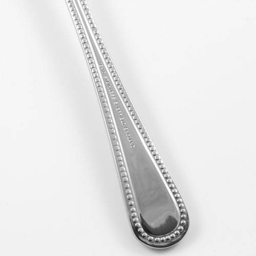 Brand New Stainless Steel Bead Dessert Spoon Made In Sheffield England - Picture 3 of 3
