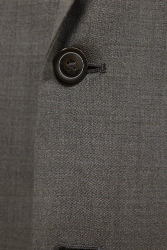 JOE JOSEPH ABBOUD mens solid gray SLIM FIT sport coat suit jacket blazer 44 R - Picture 8 of 15