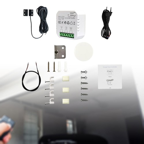 Ouvre-porte de garage intelligent Tuya WiFi,contrôleur,sirène,klaxon