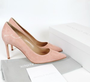 blush suede heels