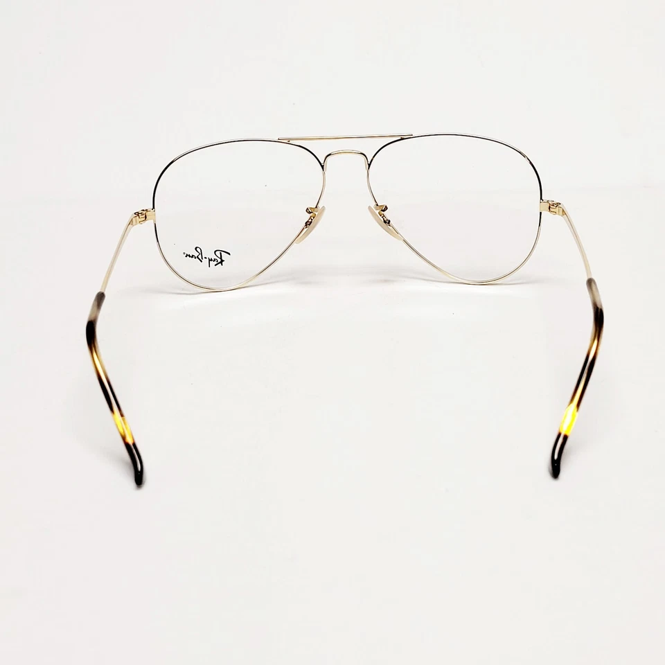 Оправы для очков Ray Ban RB6489 авиаторские металлические очки Arista золотистые 55-14 140 мм - Изображение 4 из 4