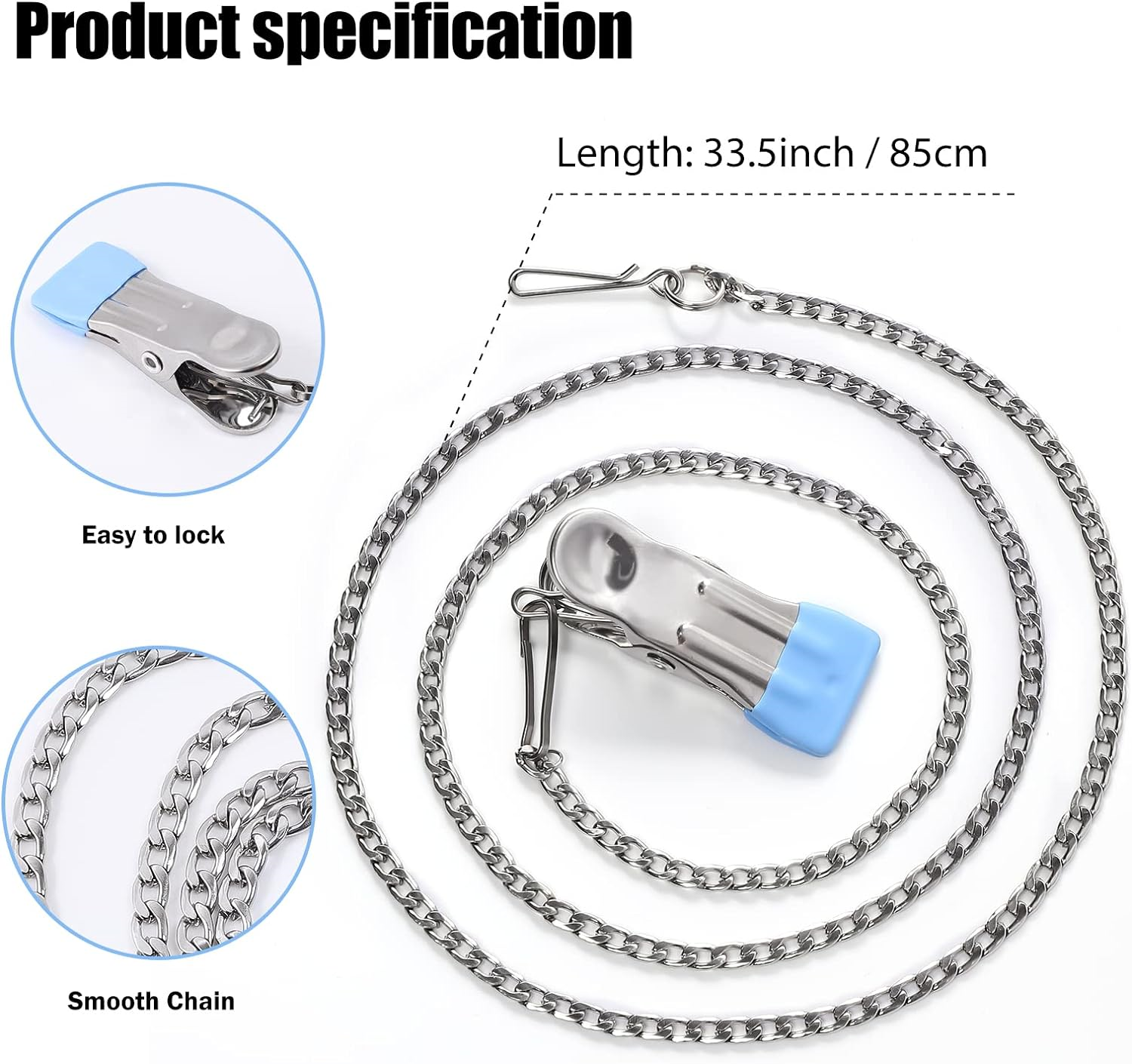 Dress Zipper Pull Helper Design with Hook and Clip for Back Button