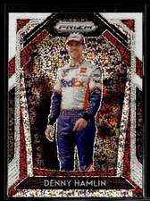 2020 PRIZM RACING WHITE SPARKLE DENNY HAMLIN
