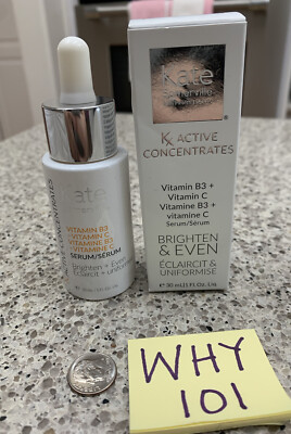 Kate Somerville Kx Active Concentrates Vitamin B3+Vitamin C Serum 1 fl.oz RET$98