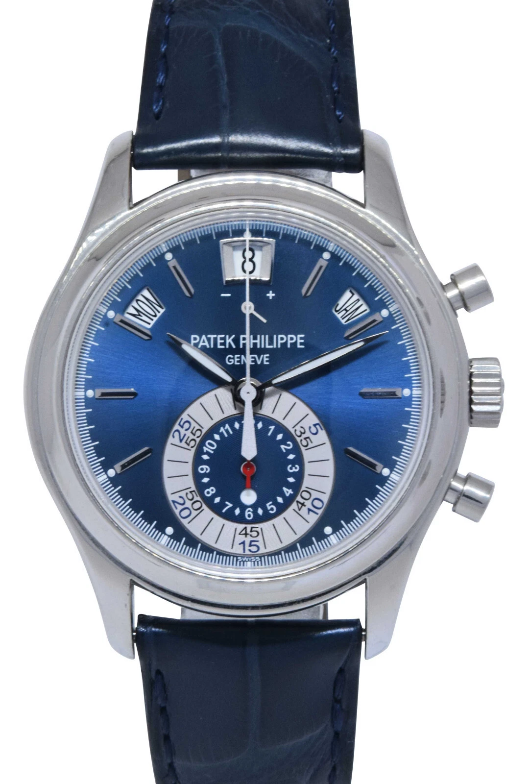 Patek Philippe — Patek Philippe 5960 Annual Calendar Chronograph Platinum Watch Box/Papers 5960P