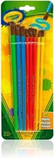 Crayola Kids Paint Brushes Set 8ct - New