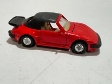 WELLY PORSCHE 911 FLATNOSE TURBO RED, NO. 9034 DIE CAST CAR VINTAGE