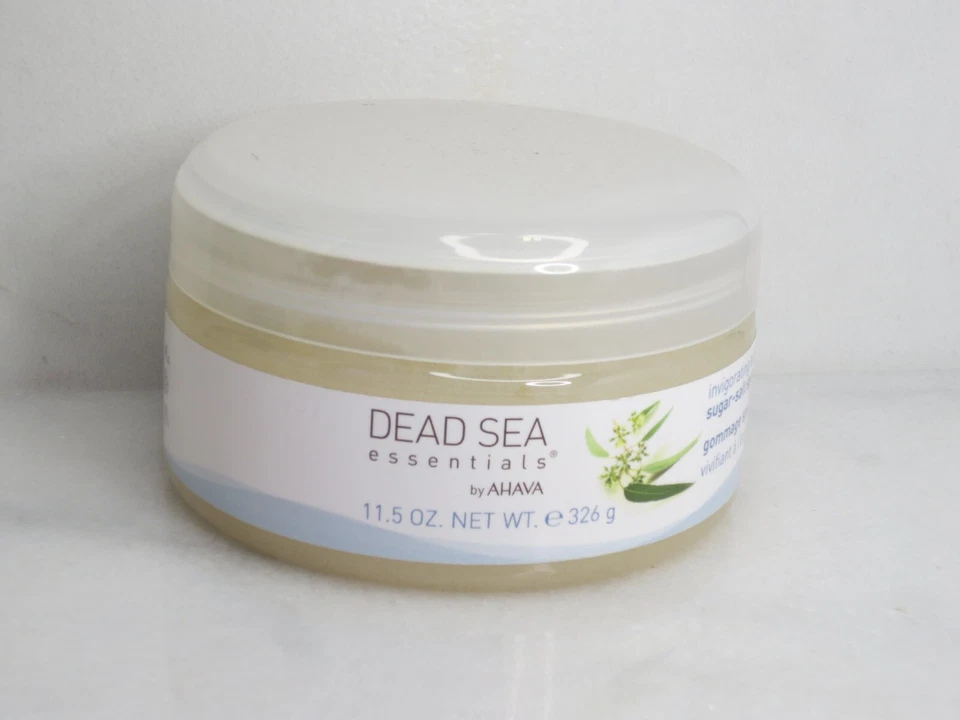 AHAVA DEAD SEA ESSENTIALS INVIGORATING EUCALYPTUS SUGAR SALT SPA SCRUB 2PCS - Image 2 of 3