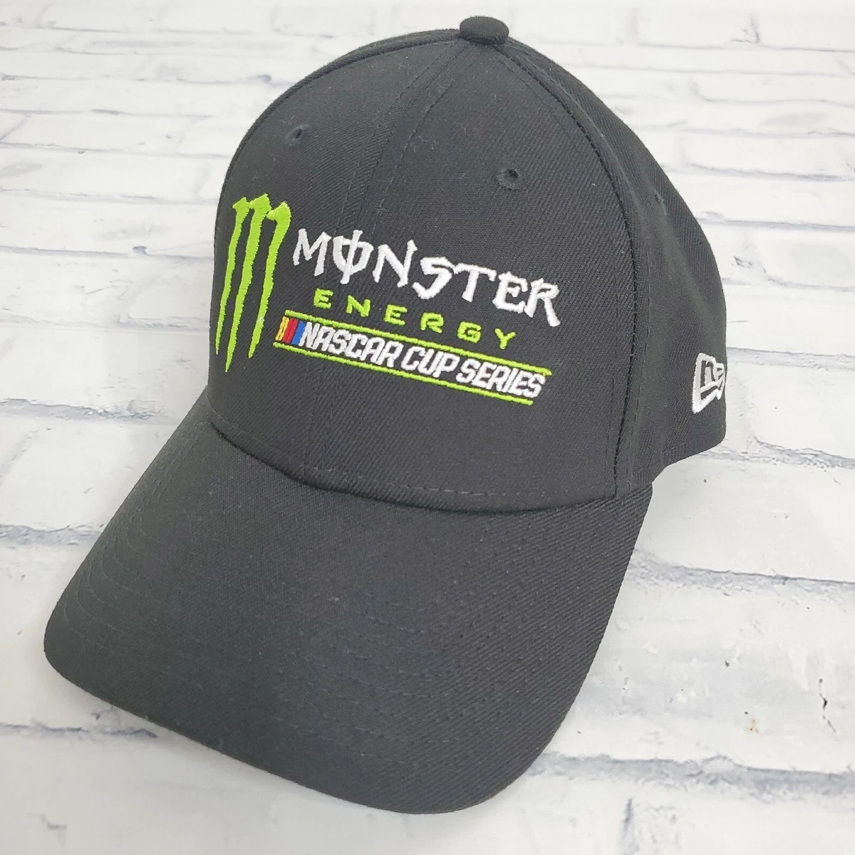Monster Energy Nascar Hat Black Victory Lane Hook Loop Mens One