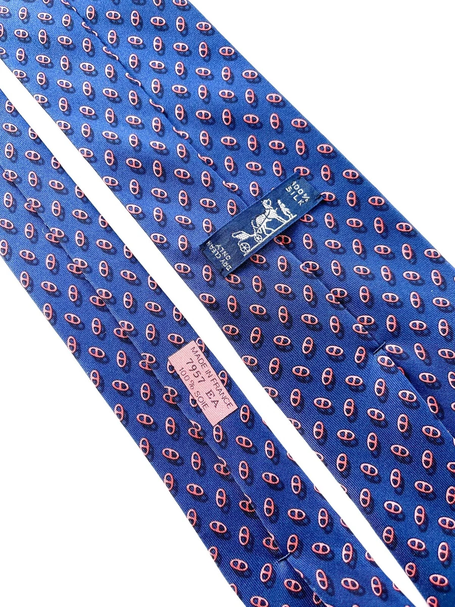 Tie hermes 7957 EA Silk 100% Authentic 100% Made In France.