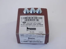*Lot of 100* Brighton 875205 Flat Socket Cap Screws 3/8"-16 X 1/2" Alloy Zinc...