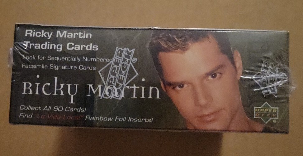 1999 Upper Deck Ricky Martin factory sealed card box Possibl Facsimile autograph - Picture 5 of 7