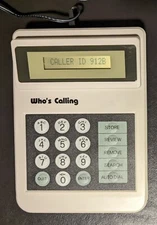Telemanager Model 912 Who's Calling Digital Caller ID Display Box w/ Charger