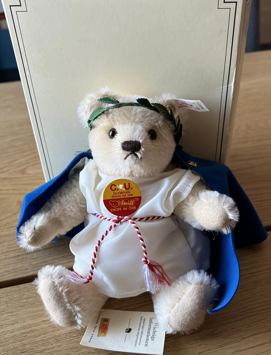 STEIFF COLLECTORS UNITED 1996 GATHERING OLYMPIAN BEAR TEDDYBAR 18 EAN 665073