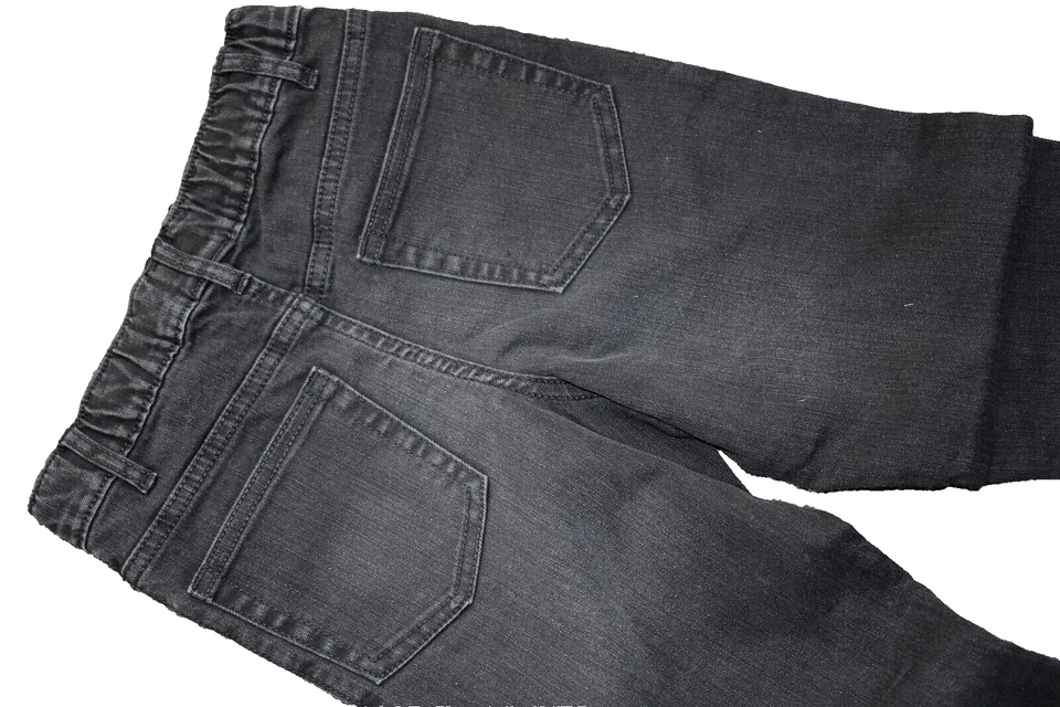 Pantalones de mezclilla j4 nuevos con etiquetas talla 7 8 GYMBOREE Rock Academy elásticos puño enrollable cordón Foto 3 de 4