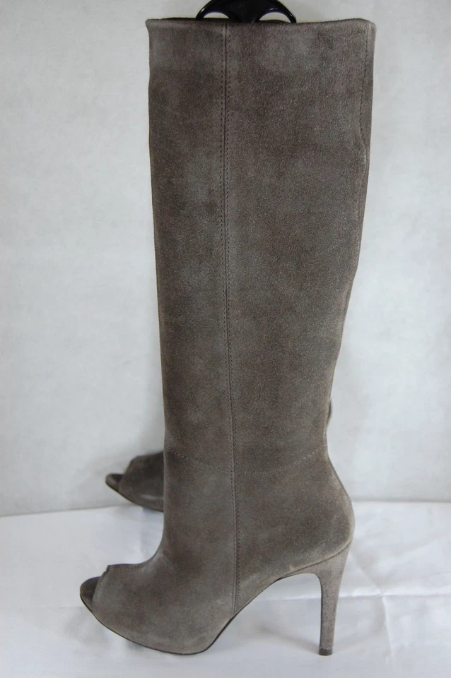38 США 8,0 ❤️ Pedro Garcia заглянуть носок серый из натуральной замши кожи сапоги до колена - Изображение 4 из 4