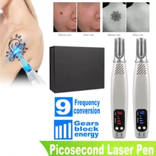 Professional Laser Picosecond Pen Blue&Red Tattoo Remover Skin Acne Scar Cleaner