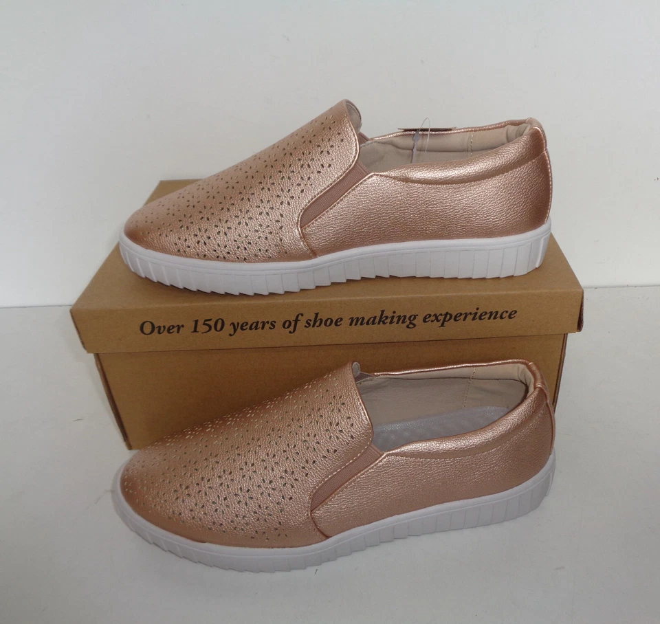 Cushion Walk New Ladies Womens Slip On Flats Summer Shoes Trainers UK Sizes 4-8 - Image 4 of 4