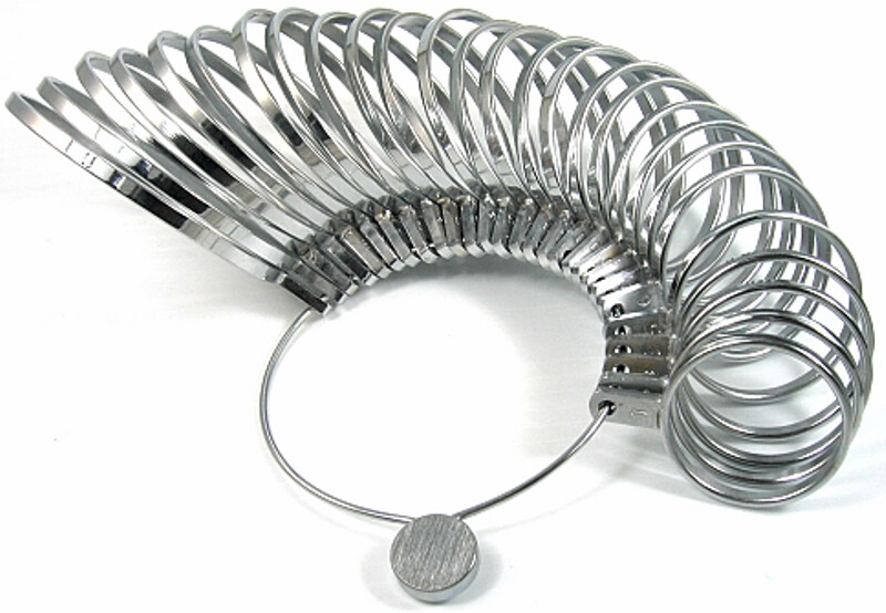 Bangle Bracelet Size Gauge. Set of 27 pcs Size #4 to #28-image