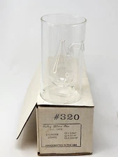 Hand Blown #320 Belag 6" Oil Lamp Cylinder Light With Wick Mid Century Modern