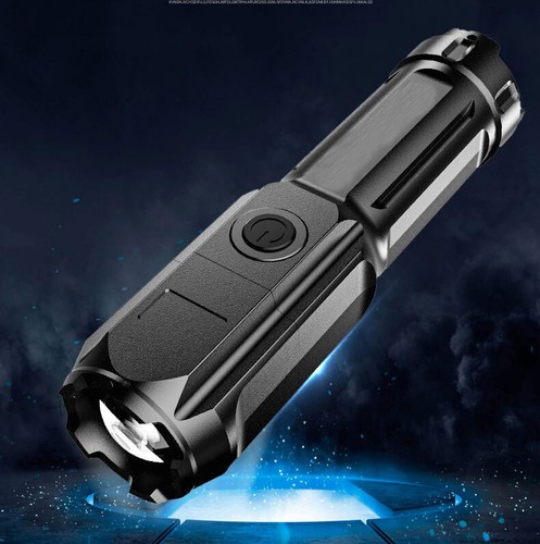 Multifunctional LED Strong Light Tactical Flashlight Rechargeable Super Bright - Picture 4 of 18