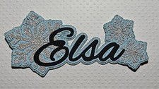 Princess Elsa Inspired Title. Scrapbook, Card Making Paper Piecing