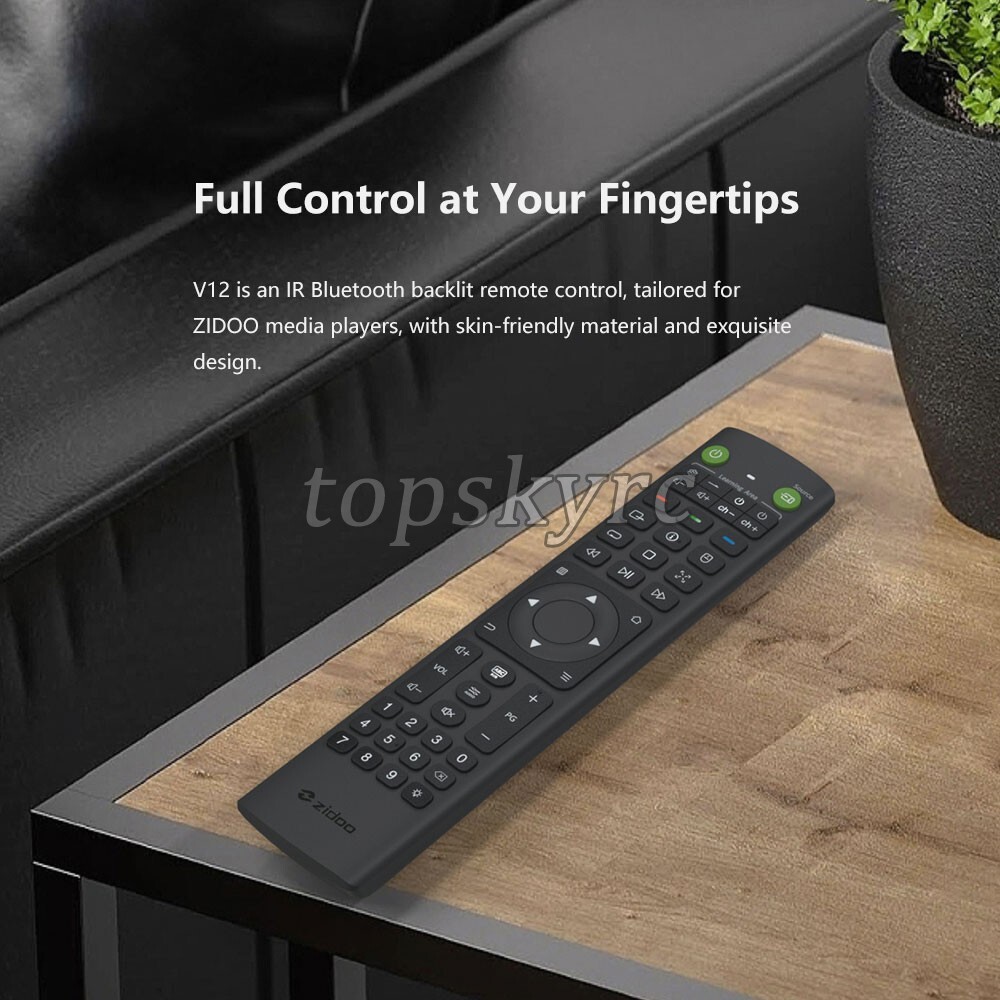 Zidoo V12 Infrared Bluetooth Remote Control for Zidoo Z9S Z9X Z10 
