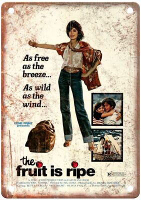 Fruit Is Ripe Vintage Movie Poster Old Retro Look Metal Sign MP1689