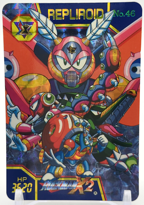Morph Moth Wheel Gator Crystal Snail Holo No.46 Mega Man X2 ROCK