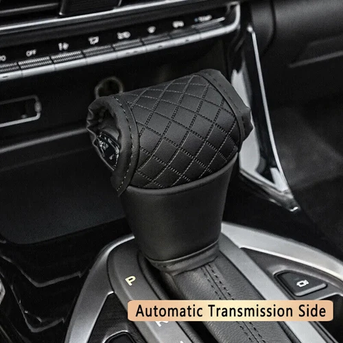 Car Gear Shift Knob Cover Gear Shift Grip Handle Protector Car Accessories - Picture 5 of 9