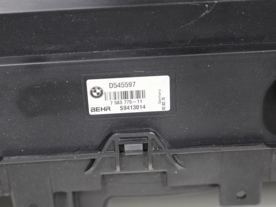 2014-2016 BMW 535I F10 N55 RADIATOR CONDENSER FAN ASSEMBLY SET OEM 🚗 101K Foto 4 de 4