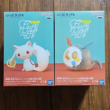 Set of 2 Madoka Magica Fluffy Puffy Kyubey Witch of Sweets Plush Banpresto