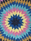 Contemporary Lone Star Quilt Top #1 Of 2, Size 80 X 79 — photo 2