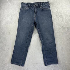 34 Heritage Jeans Mens 36x28 Dark Blue Denim Pants Charisma Comfort Classic Flex