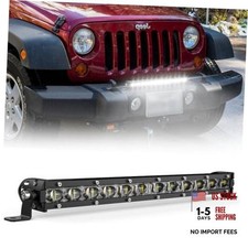 13 Inch Led Light Bar Slim Light Bar 36w Signal Row 6d Reflectors Led Off